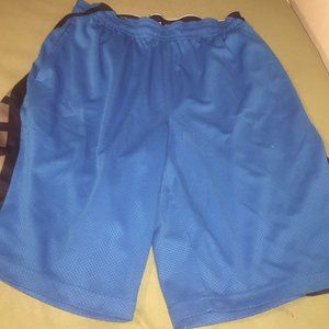 Blue basketball shorts
